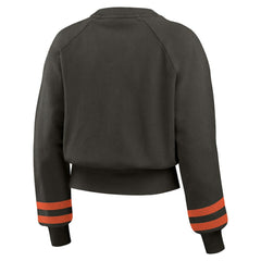 San Francisco Giants WEAR by Erin Andrews Women's Vintage Washed Cropped Pullover Sweatshirt Near Me