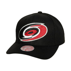 Carolina Hurricanes - Mitchell & Ness Core Team Ground Pro Adjustable Hat Black