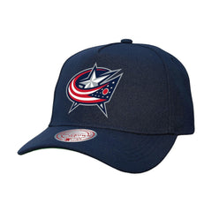 Columbus Blue Jackets - Mitchell & Ness Core Team Ground Pro Adjustable Hat Navy