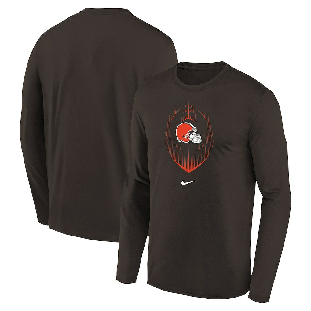 Cleveland Browns Preschool Legend Icon Long Sleeve T-Shirt Brown - Nike