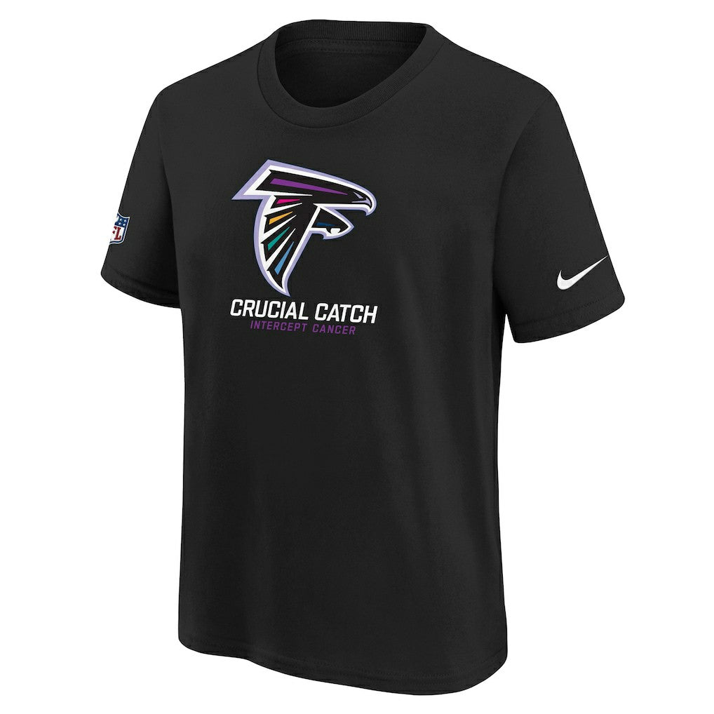 Atlanta Falcons Youth 2024 NFL Crucial Catch T-Shirt Black - Nike