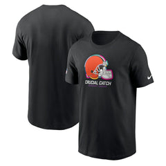 Cleveland Browns Youth 2024 NFL Crucial Catch T-Shirt Black - Nike
