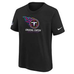 Tennessee Titans Youth 2024 NFL Crucial Catch T-Shirt Black - Nike