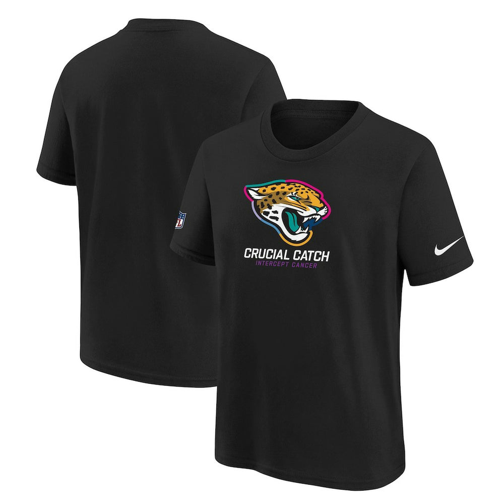 Jacksonville Jaguars Youth 2024 NFL Crucial Catch T-Shirt Black - Nike
