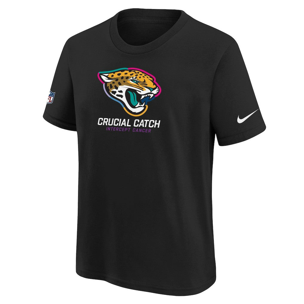 Jacksonville Jaguars Youth 2024 NFL Crucial Catch T-Shirt Black - Nike