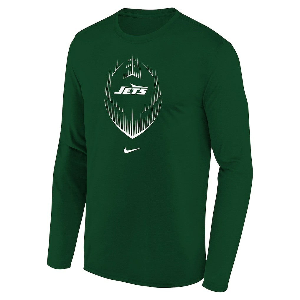 New York Jets Youth Legend Icon Long Sleeve T-Shirt Green - Nike