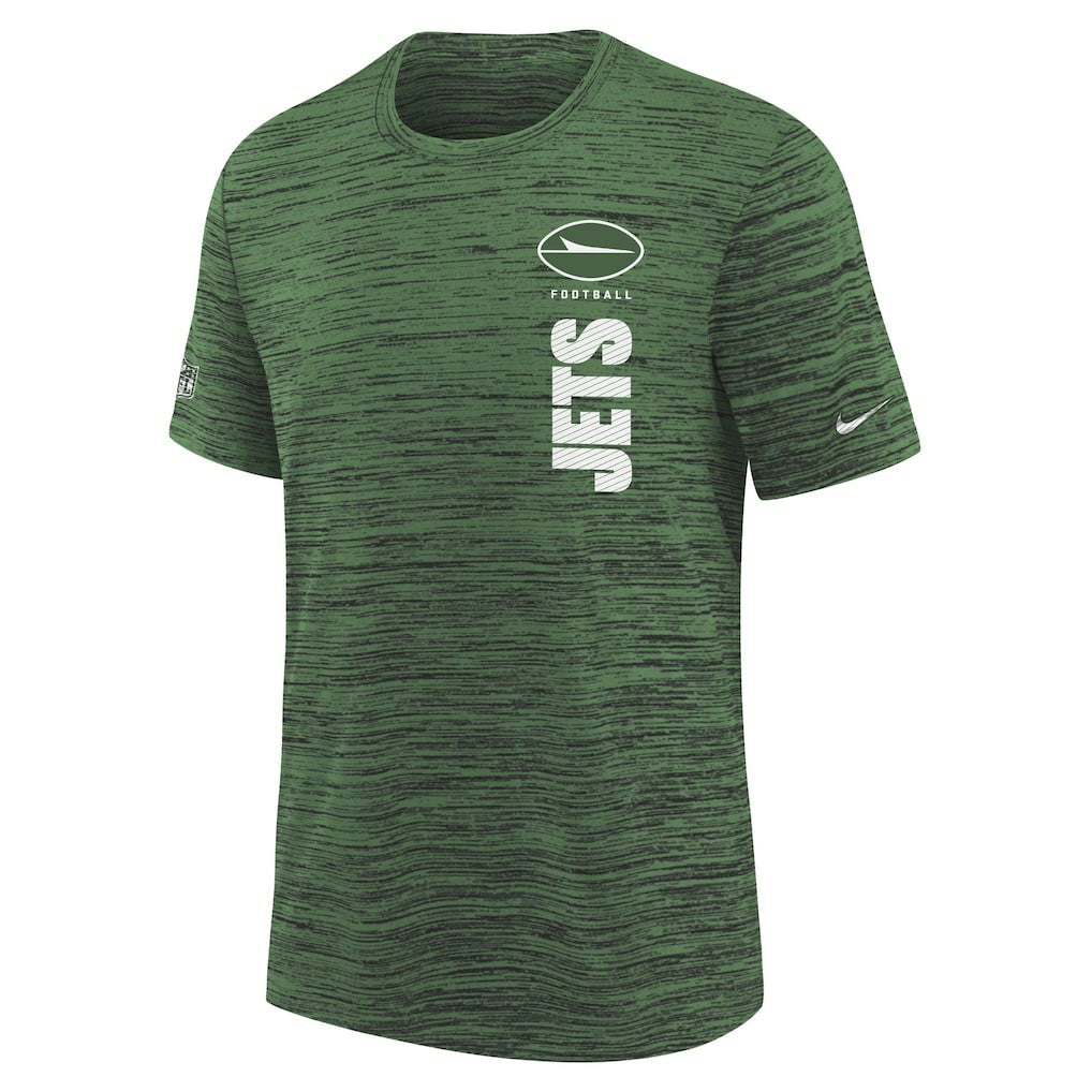 New York Jets Youth Sideline Velocity Performance T-Shirt Green - Nike