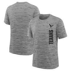 Houston Texans Youth Sideline Velocity Performance T-Shirt Heather Charcoal - Nike