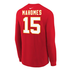 Patrick Mahomes Kansas City Chiefs Youth Player Name & Number Long Sleeve T-Shirt Red - Nike