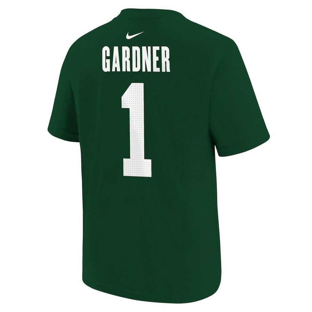 Ahmad Sauce Gardner New York Jets Youth Player Name & Number T-Shirt Green - Nike