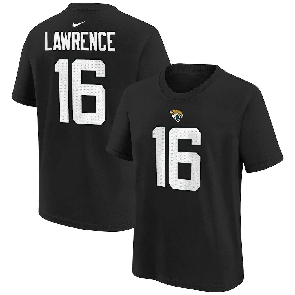 Trevor Lawrence Jacksonville Jaguars Youth Player Name & Number T-Shirt Black - Nike