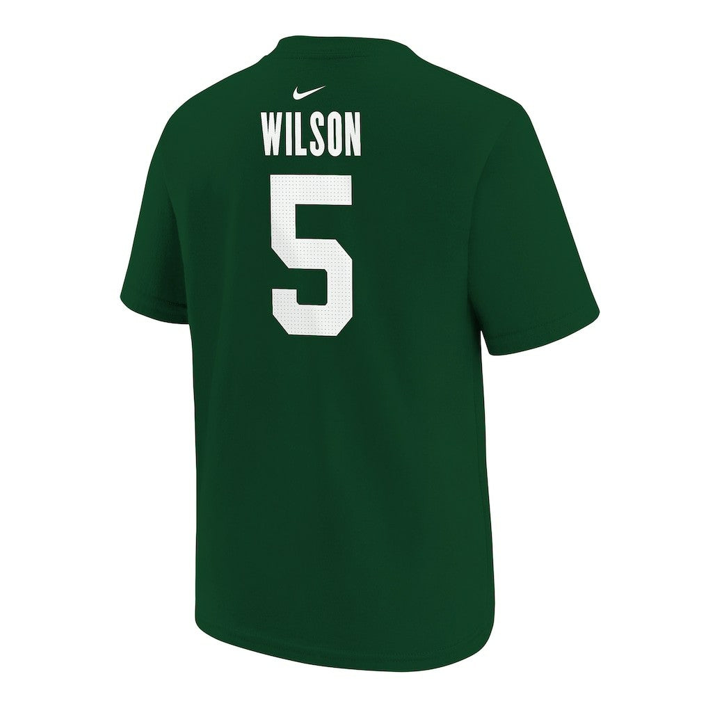 Garrett Wilson New York Jets Youth Player Name & Number T-Shirt Green - Nike