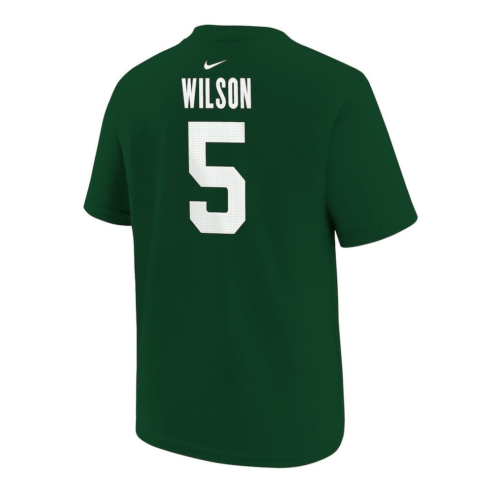 Garrett Wilson New York Jets Youth Player Name & Number T-Shirt Green - Nike