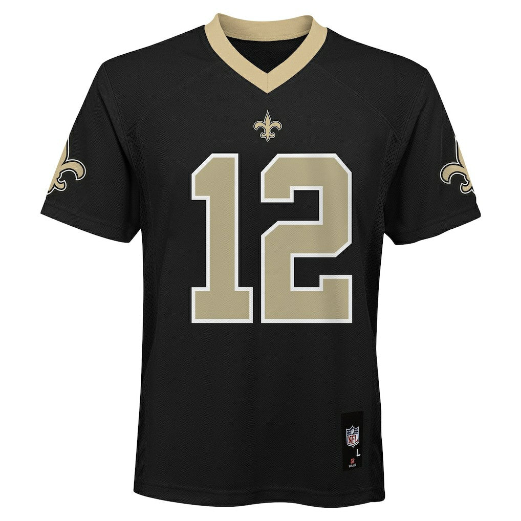 Chris Olave New Orleans Saints Youth Replica Player Jersey Black - NFL