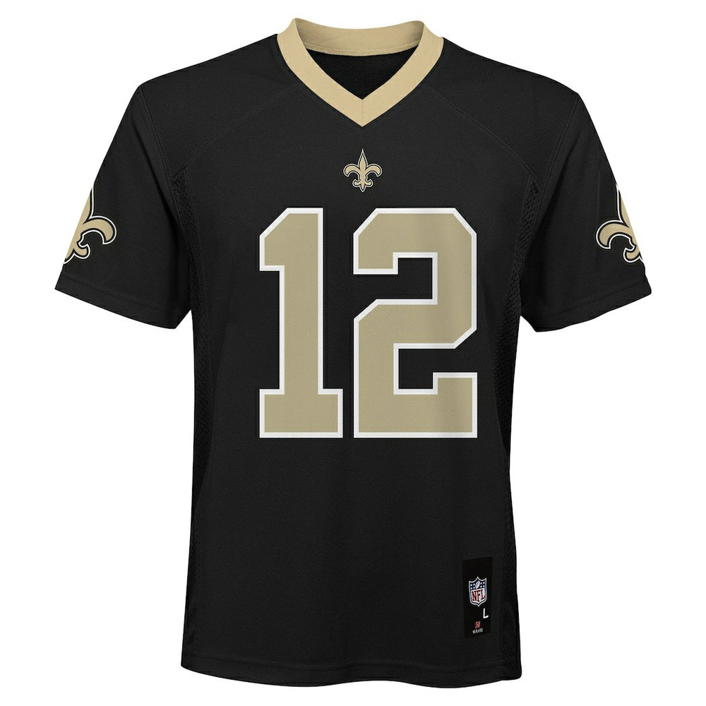 Chris Olave New Orleans Saints Youth Replica Player Jersey Black - NFL