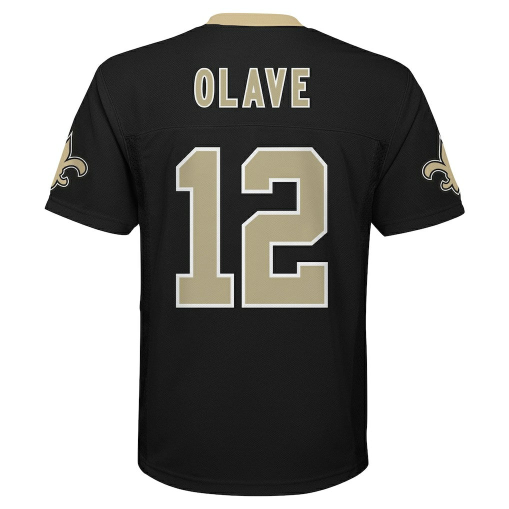 Chris Olave New Orleans Saints Youth Replica Player Jersey Black - NFL