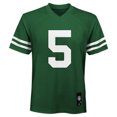 Garrett Wilson New York Jets Youth Replica Player Jersey Legacy Green - NFL