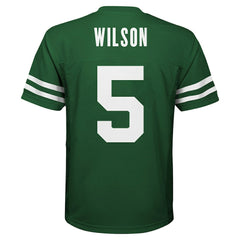 Garrett Wilson New York Jets Youth Replica Player Jersey Legacy Green - NFL