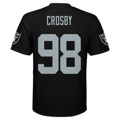 Maxx Crosby Las Vegas Raiders Youth Replica Player Jersey Black - NFL