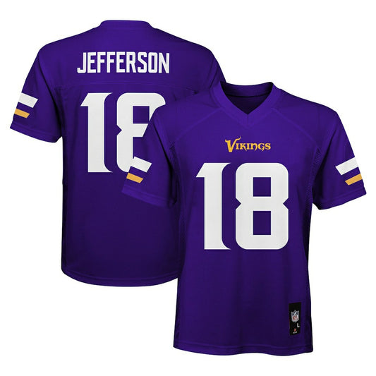 Justin Jefferson Minnesota Vikings Preschool Replica Player Jersey - Purple outlet | NFL Jerseys