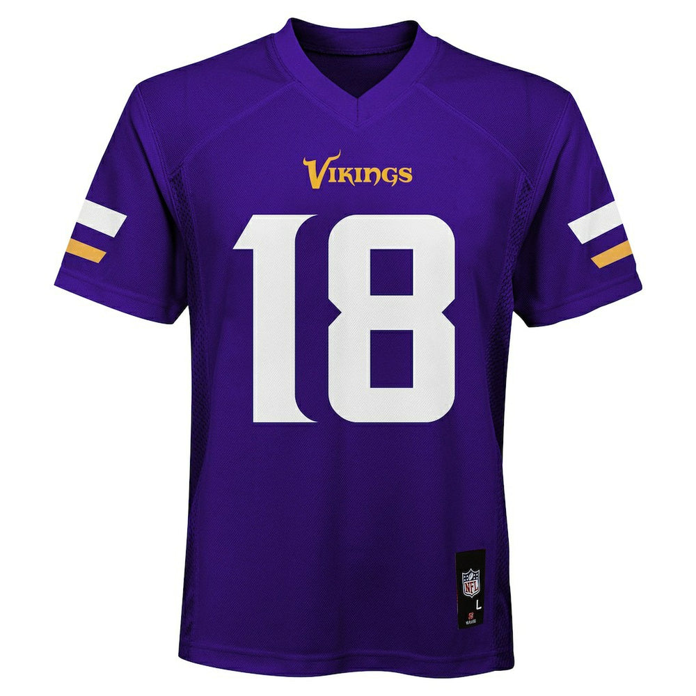 Justin Jefferson Minnesota Vikings Preschool Replica Player Jersey Purple - NFL