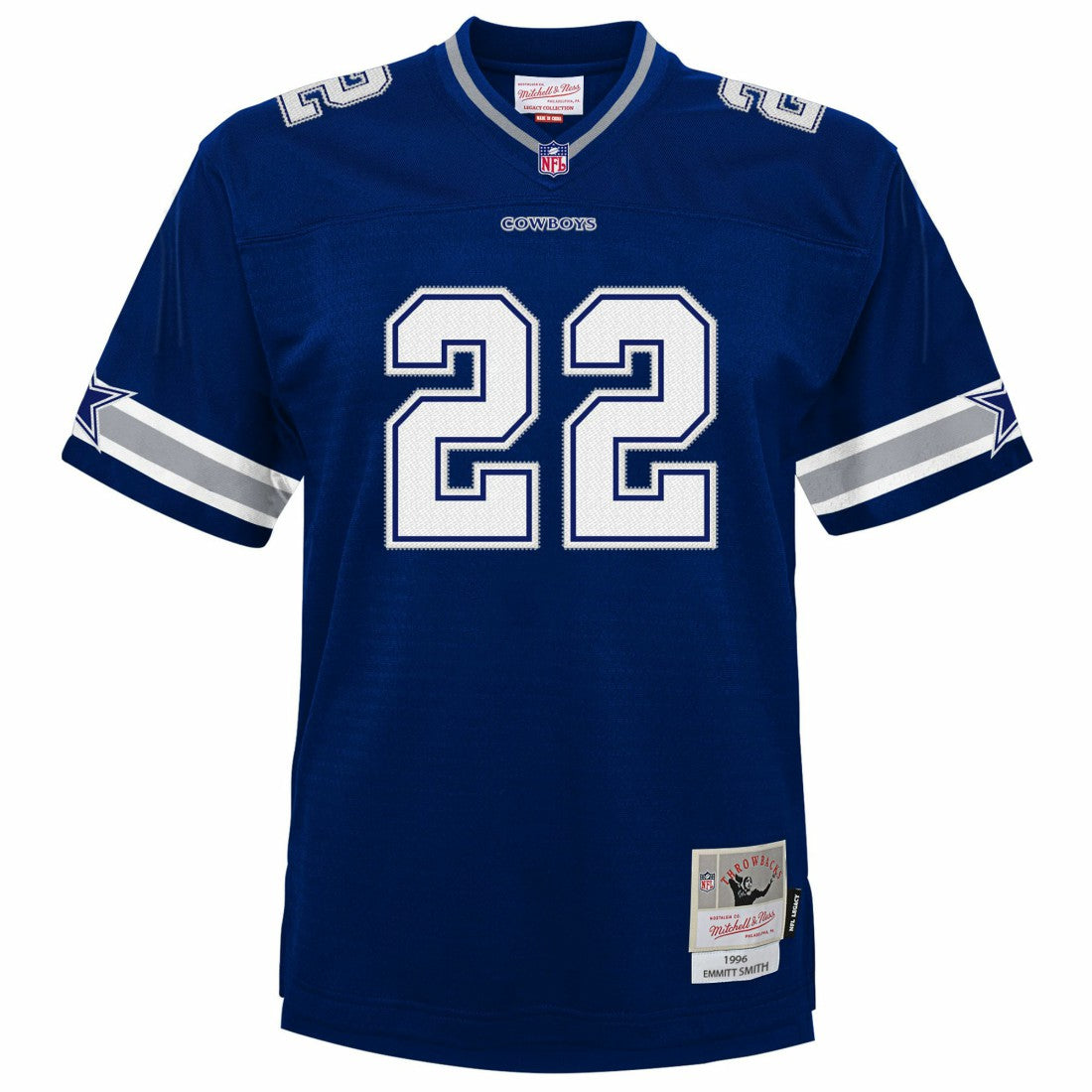 Emmitt Smith Dallas Cowboys Youth 1996 Legacy Jersey - Navy for sale | NFL Jerseys
