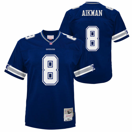 Troy Aikman Dallas Cowboys Youth 1996 Legacy Jersey - Navy discount | NFL Jerseys
