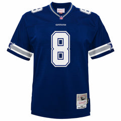 Troy Aikman Dallas Cowboys Youth 1996 Legacy Jersey Navy - Mitchell & Ness