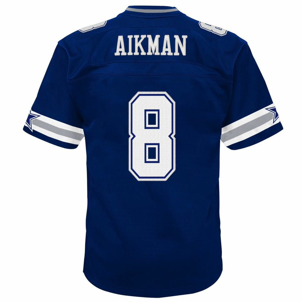 Troy Aikman Dallas Cowboys Youth 1996 Legacy Jersey Navy - Mitchell & Ness