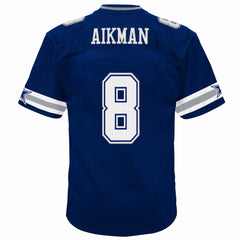 Troy Aikman Dallas Cowboys Youth 1996 Legacy Jersey Navy - Mitchell & Ness