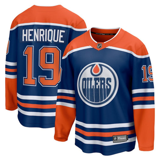 Adam Henrique Edmonton Oilers Fanatics Home Breakaway Jersey - Royal | NHL Jerseys