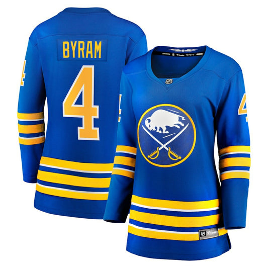 Bowen Byram Buffalo Sabres Fanatics Women's Home Breakaway Player Jersey - Royal | NHL Jerseys