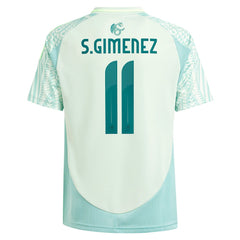 Adidas Santiago Giménez Mexico National Team Youth 2024 Away Replica Player Jerseys - Green