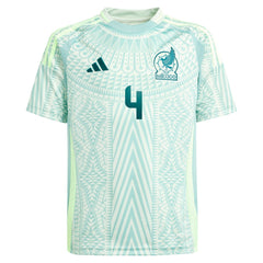 Adidas Edson Alvarez Mexico National Team Youth 2024 Away Replica Player Jerseys - Green