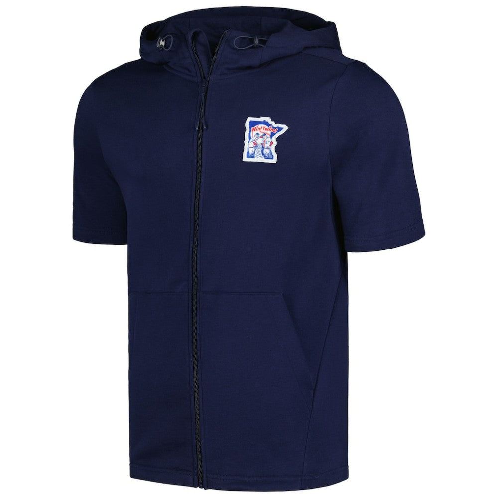 Minnesota Twins Levelwear Recruit Short Sleeve Full-Zip Hoodie for sale