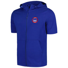 Chicago Cubs Levelwear Recruit Short Sleeve Full-Zip Hoodie Sale