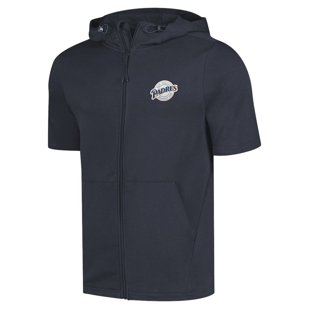San Diego Padres Levelwear Recruit Short Sleeve Full-Zip Hoodie Sale