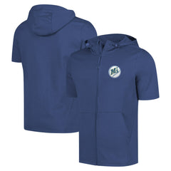 Seattle Mariners Levelwear Recruit Short Sleeve Full-Zip Hoodie Online