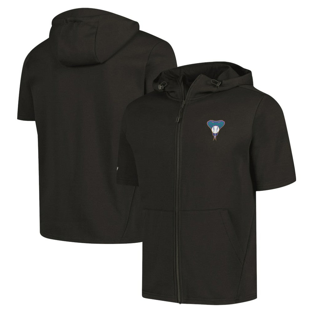 Arizona Diamondbacks Levelwear Recruit Short Sleeve Full-Zip Hoodie for sale