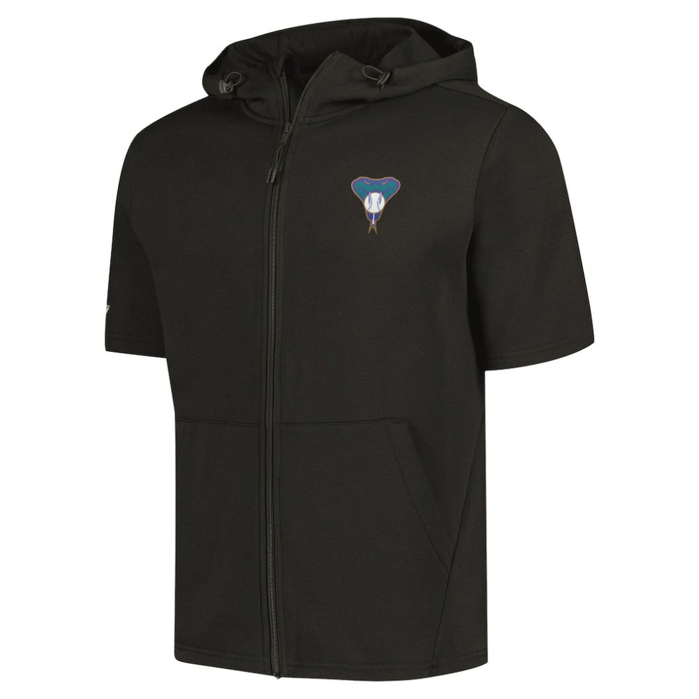 Arizona Diamondbacks Levelwear Recruit Short Sleeve Full-Zip Hoodie for sale