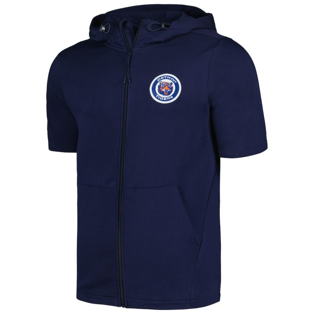 Detroit Tigers Levelwear Recruit Short Sleeve Full-Zip Hoodie Sale