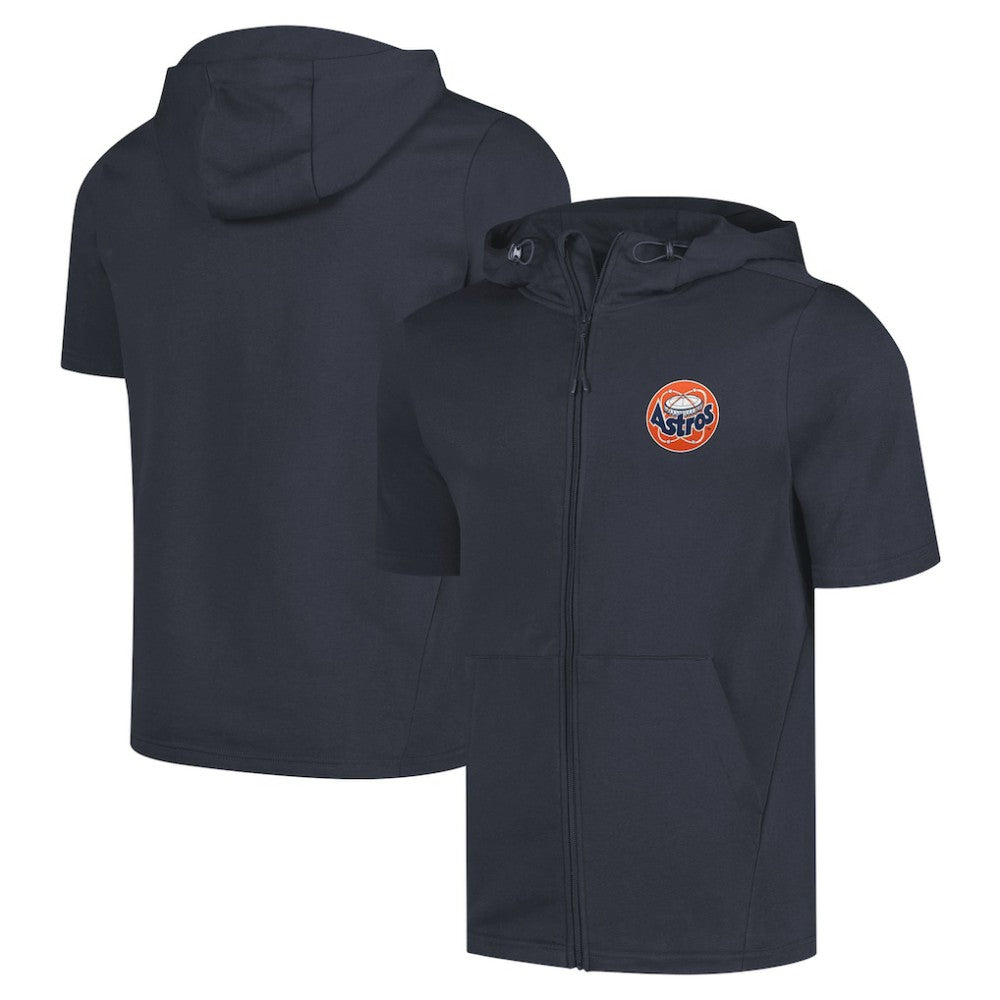 Houston Astros Levelwear Recruit Short Sleeve Full-Zip Hoodie Online