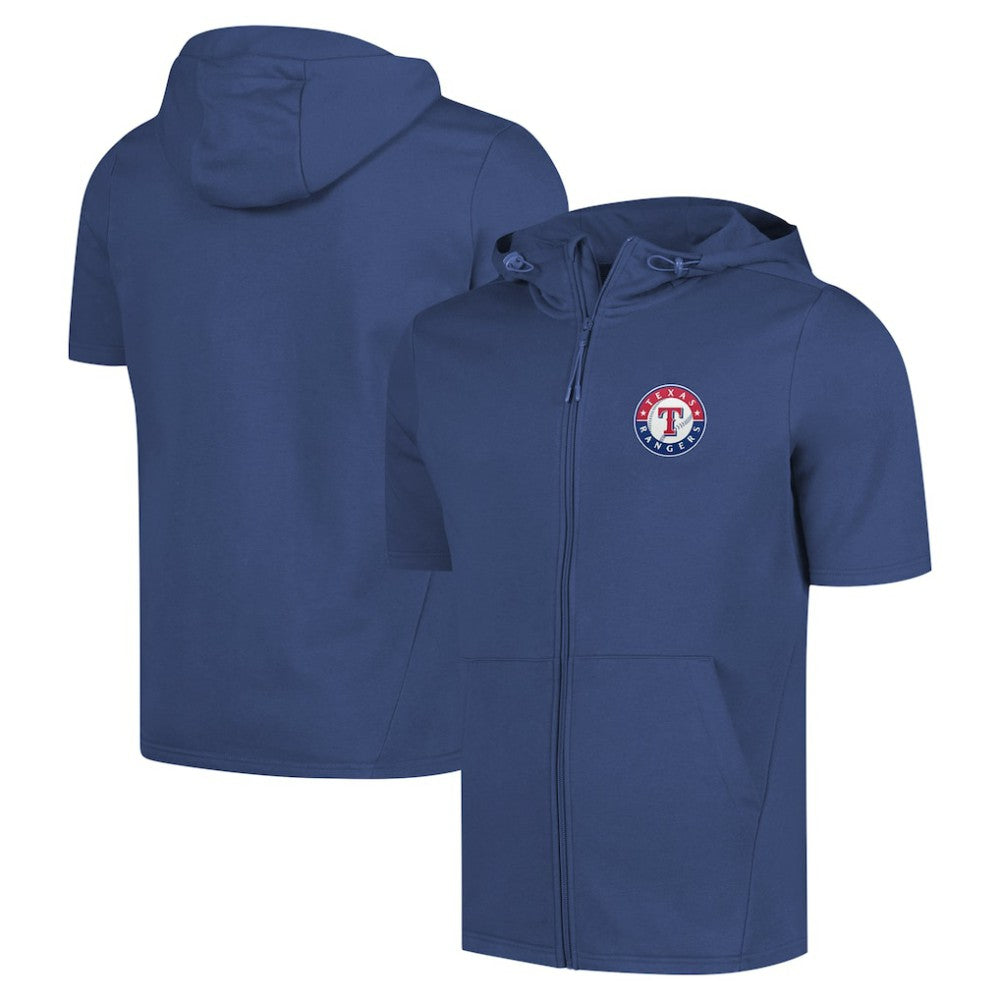 Texas Rangers Levelwear Recruit Short Sleeve Full-Zip Hoodie Online