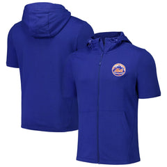 New York Mets Levelwear Recruit Short Sleeve Full-Zip Hoodie Sale