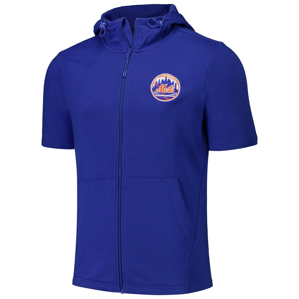 New York Mets Levelwear Recruit Short Sleeve Full-Zip Hoodie Sale