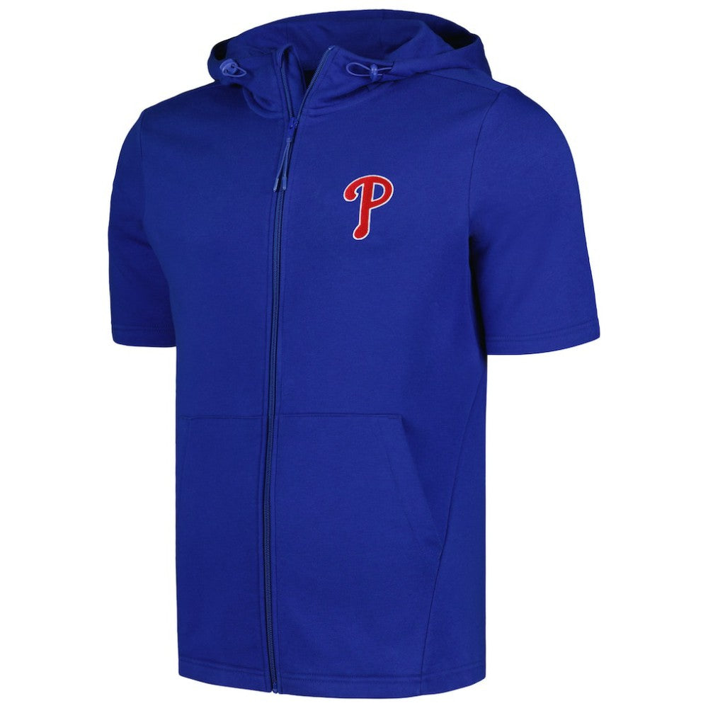 Philadelphia Phillies Levelwear Recruit Short Sleeve Full-Zip Hoodie Lifestyle