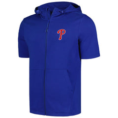 Philadelphia Phillies Levelwear Recruit Short Sleeve Full-Zip Hoodie Lifestyle