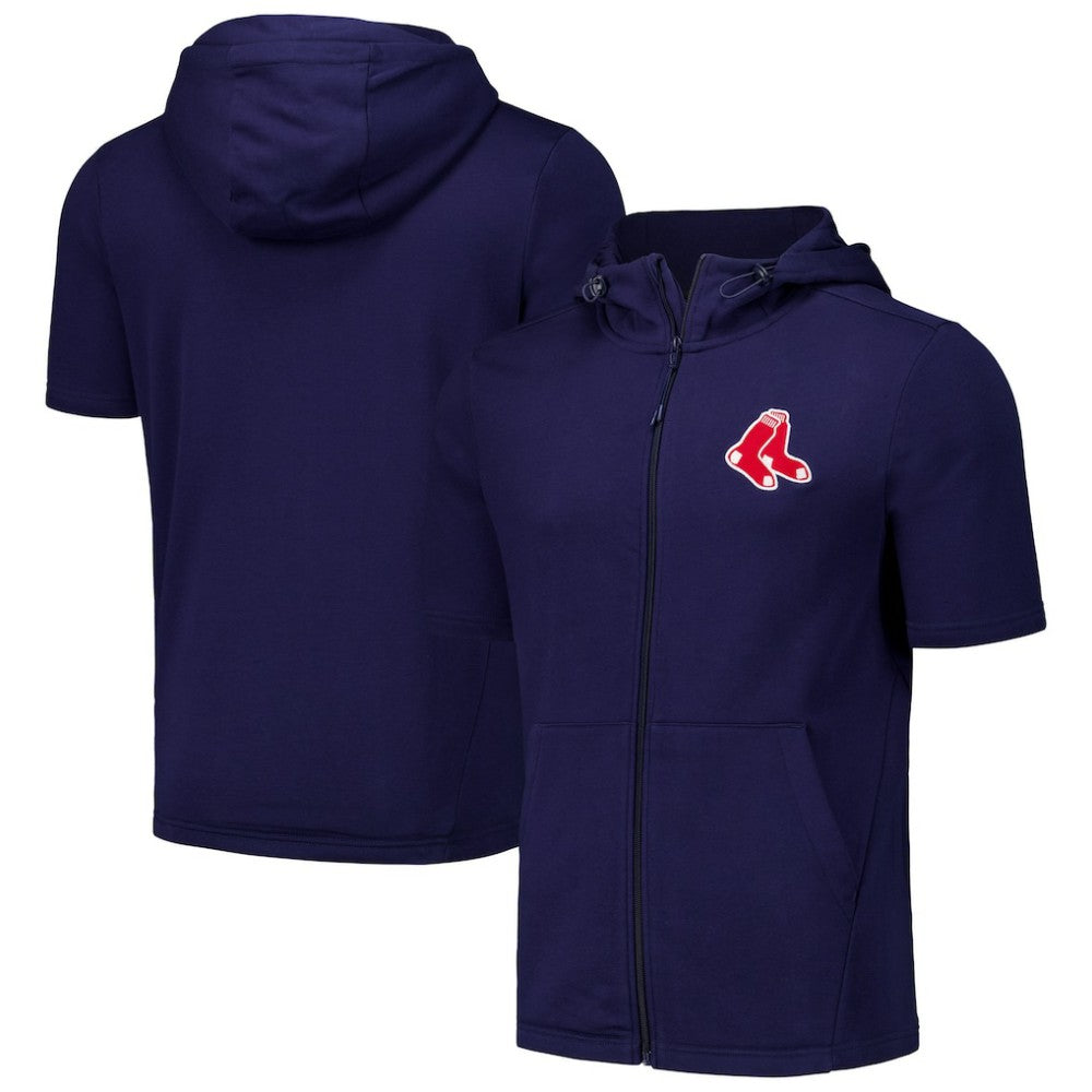 Boston Red Sox Levelwear Recruit Short Sleeve Full-Zip Hoodie Near Me