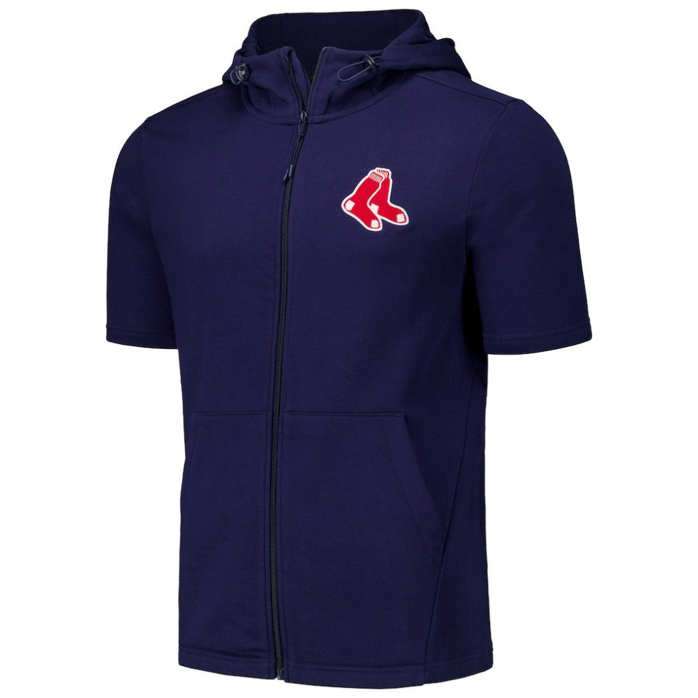 Boston Red Sox Levelwear Recruit Short Sleeve Full-Zip Hoodie Near Me