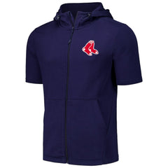 Boston Red Sox Levelwear Recruit Short Sleeve Full-Zip Hoodie Near Me